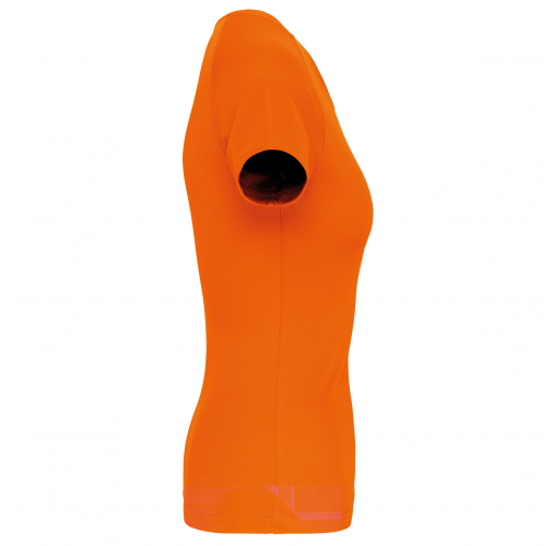 fluorescent orange Camiseta de deporte mujer