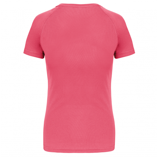 fluorescent pink Camiseta de deporte mujer