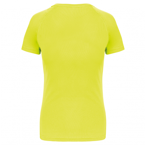 fluorescent yellow Camiseta de deporte mujer