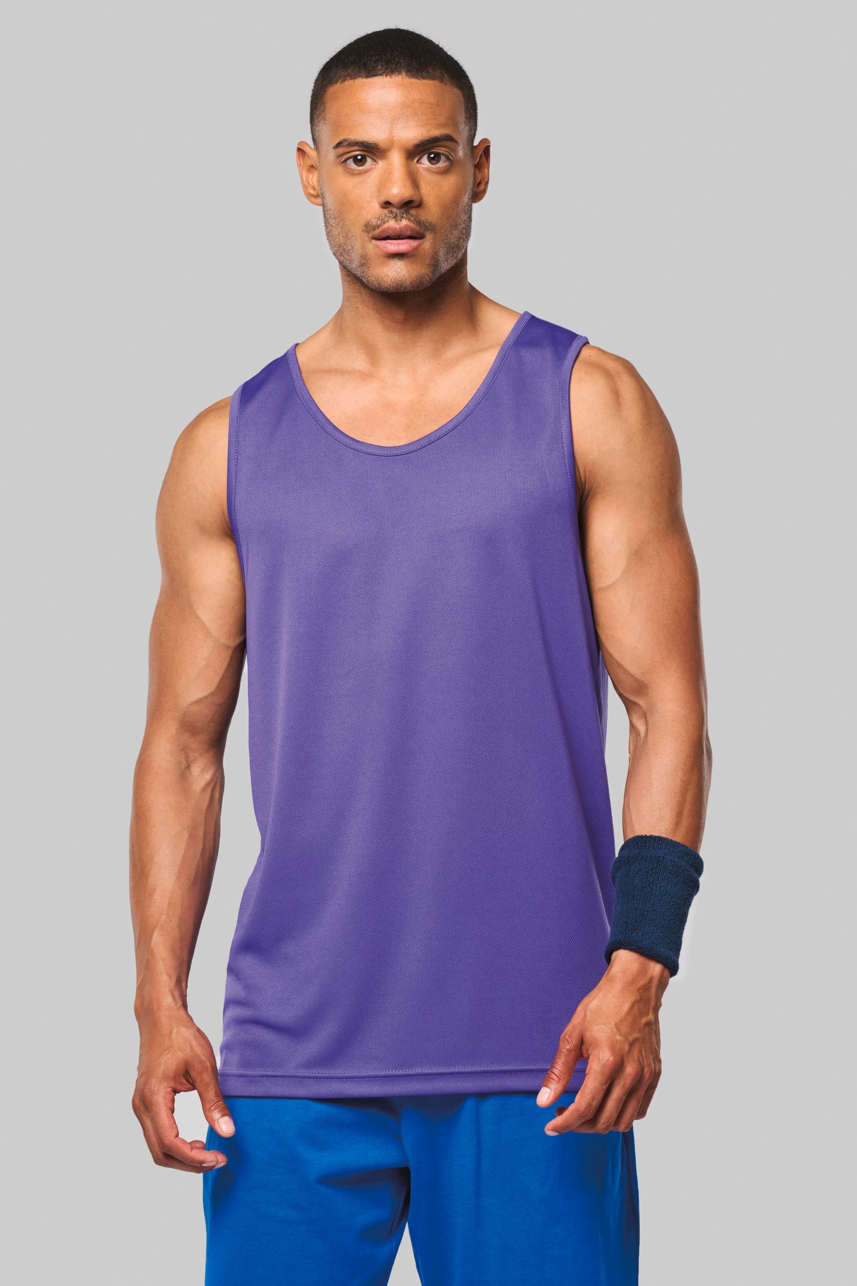 Camiseta de deporte tirantes hombre