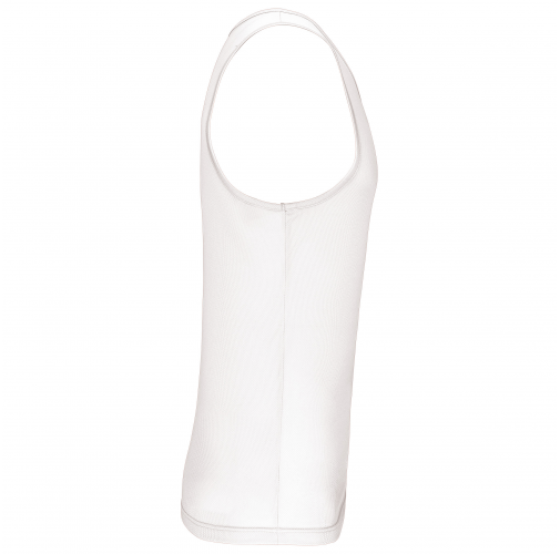 white Camiseta de deporte tirantes hombre
