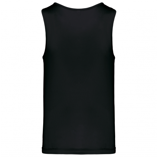 black Camiseta de deporte tirantes hombre