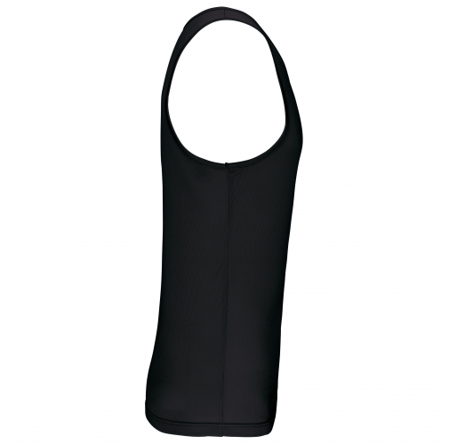black Camiseta de deporte tirantes hombre
