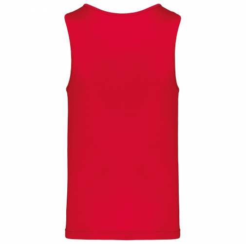 red Camiseta de deporte tirantes hombre