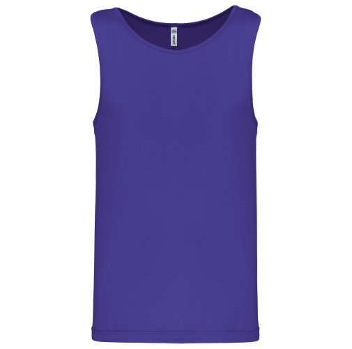 violet Camiseta de deporte tirantes hombre