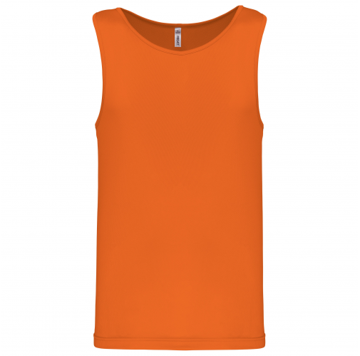 fluorescent orange Camiseta de deporte tirantes hombre