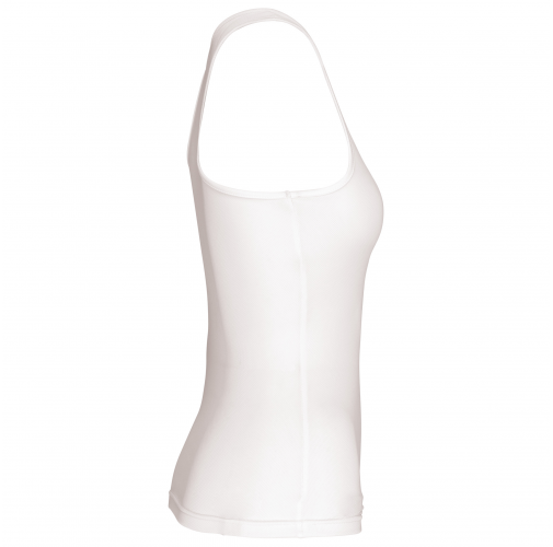 white Camiseta de deporte tirantes mujer