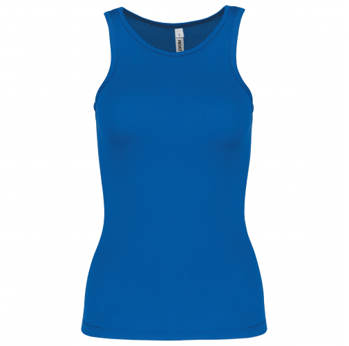 aqua blue Camiseta de deporte tirantes mujer