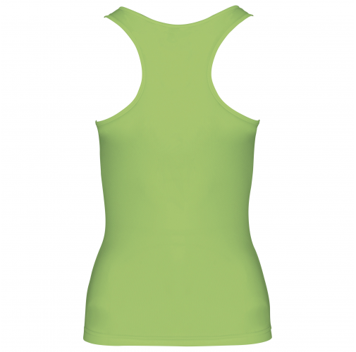lime Camiseta de deporte tirantes mujer