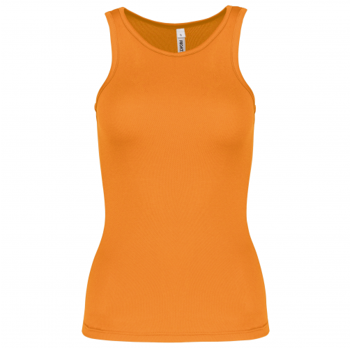 orange Camiseta de deporte tirantes mujer