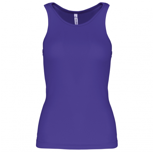 violet Camiseta de deporte tirantes mujer