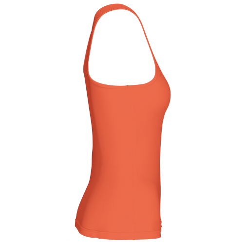 fluorescent orange Camiseta de deporte tirantes mujer