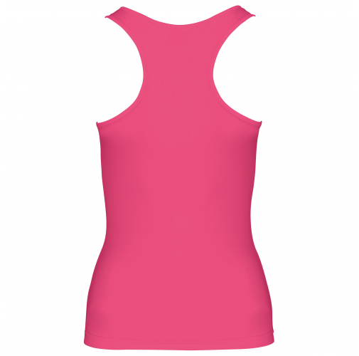 fluorescent pink Camiseta de deporte tirantes mujer