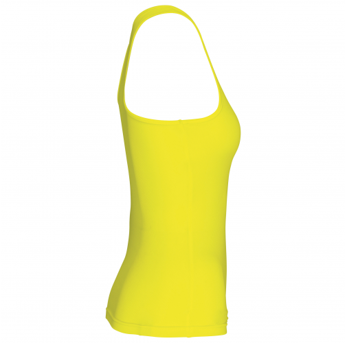 fluorescent yellow Camiseta de deporte tirantes mujer