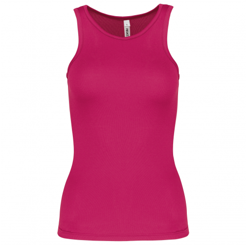 fuchsia Camiseta de deporte tirantes mujer