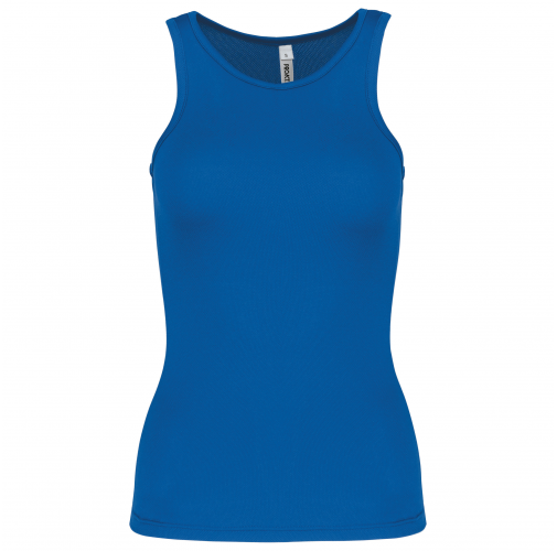 sporty royal blue Camiseta de deporte tirantes mujer