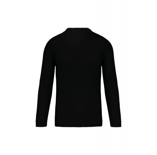 black Camiseta de deporte manga larga hombre
