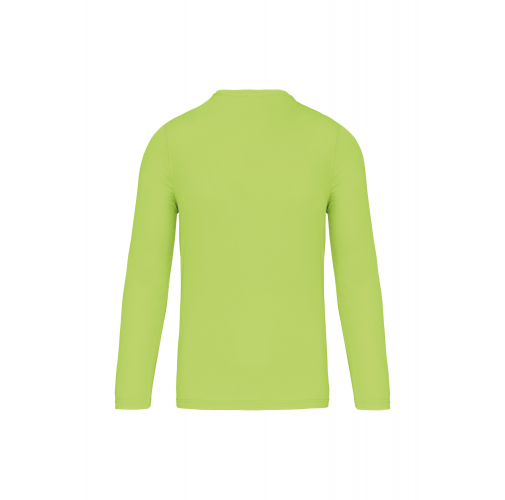 lime Camiseta de deporte manga larga hombre