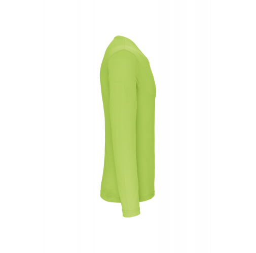lime Camiseta de deporte manga larga hombre