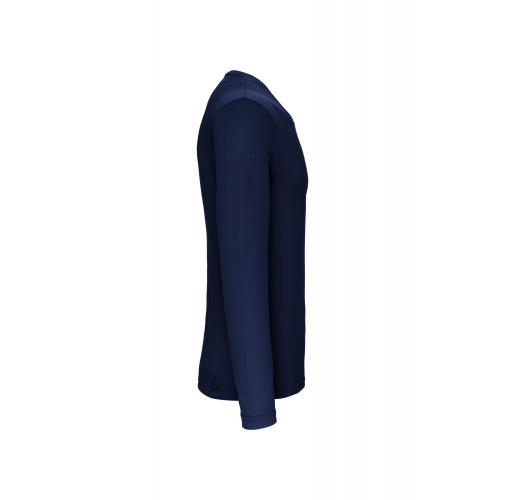 sporty navy Camiseta de deporte manga larga hombre