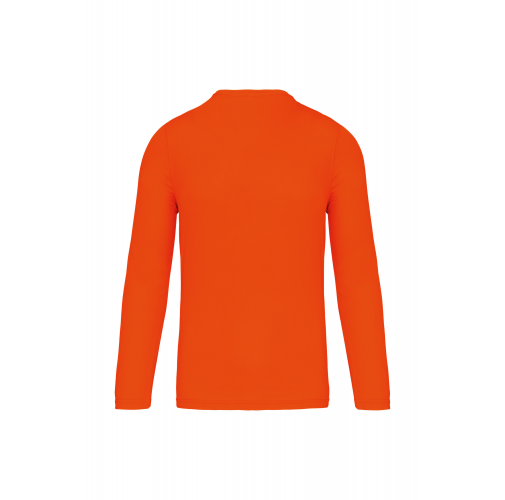 fluorescent orange Camiseta de deporte manga larga hombre