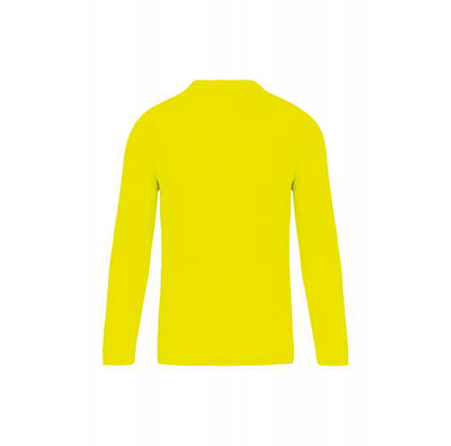 fluorescent yellow Camiseta de deporte manga larga hombre