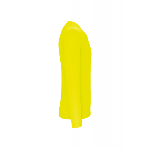 fluorescent yellow Camiseta de deporte manga larga hombre