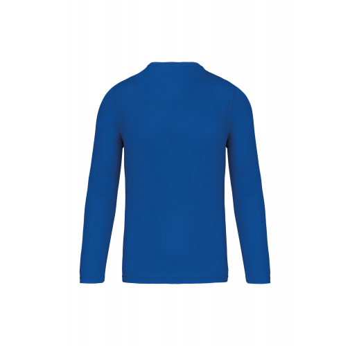 sporty royal blue Camiseta de deporte manga larga hombre