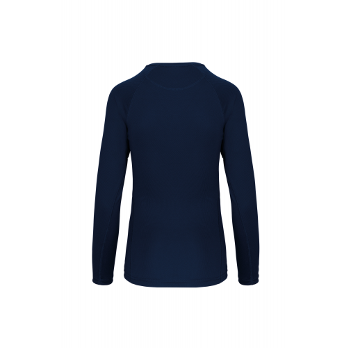 sporty navy Camiseta de deporte manga larga mujer