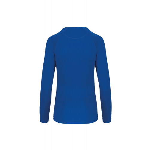 sporty royal blue Camiseta de deporte manga larga mujer