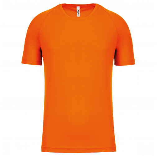 fluorescent orange Camiseta de deporte manga corta niños