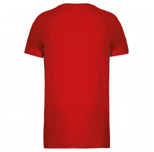red Camiseta de deporte manga corta niños