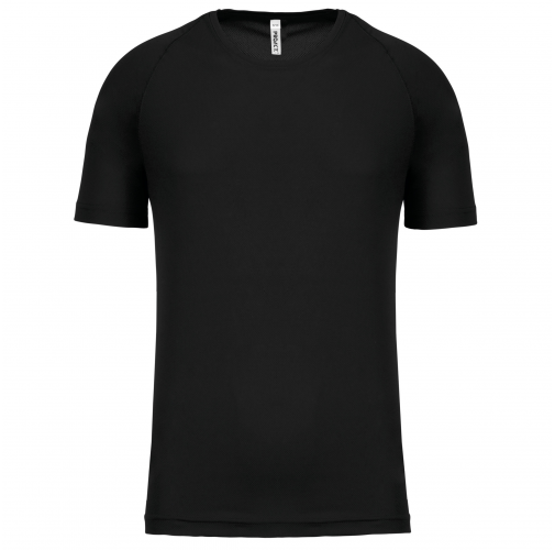 black Camiseta de deporte manga corta niños