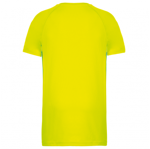 fluorescent yellow Camiseta de deporte manga corta niños