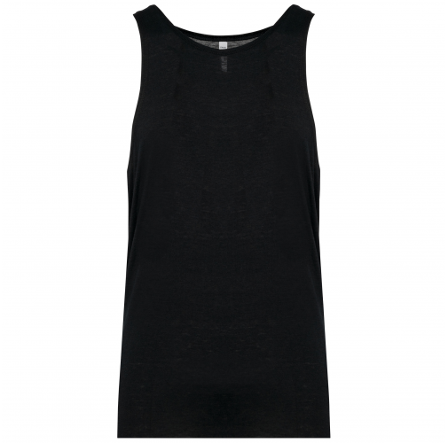 black Camiseta tirantes Triblend hombre