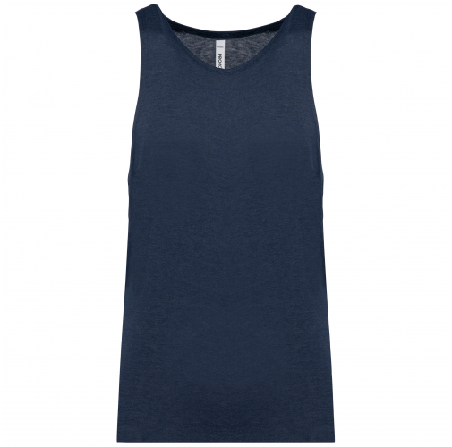french navy heather Camiseta tirantes Triblend hombre