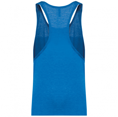 sporty royal blue heather Camiseta tirantes Triblend hombre