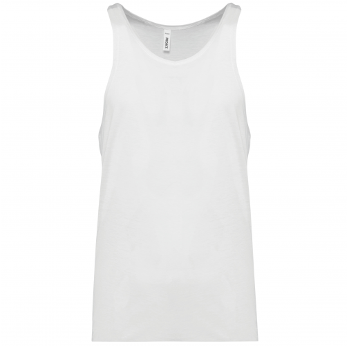 white Camiseta tirantes Triblend hombre