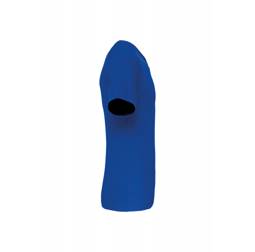 sporty royal blue Camiseta de deporte cuello de pico hombre