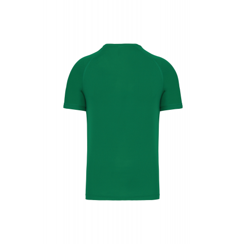 kelly green Camiseta de deporte cuello de pico hombre