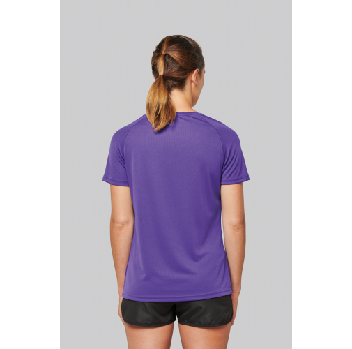 Camiseta de deporte cuello de pico mujer