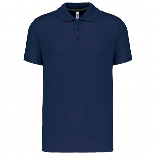 sporty navy Polo interlock de manga corta hombre