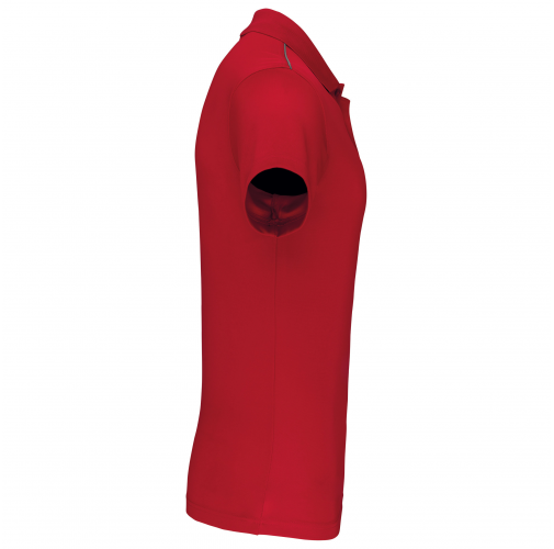 sporty red Polo interlock de manga corta hombre