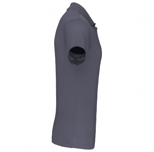 sporty grey Polo interlock de manga corta hombre