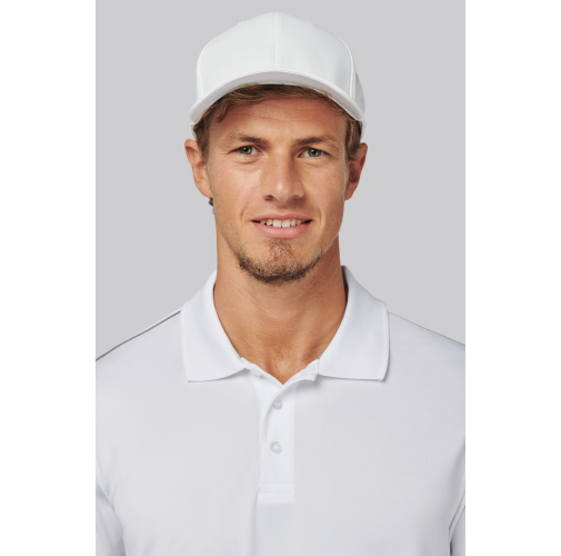 Polo interlock de manga corta hombre