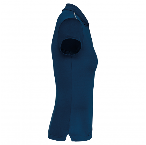 sporty navy Polo interlock de manga corta mujer