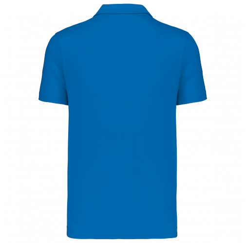 aqua blue Polo deportivo manga corta hombre