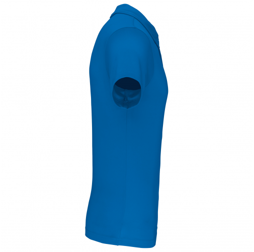 aqua blue Polo deportivo manga corta hombre