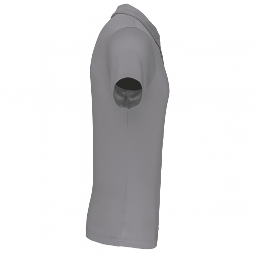 fine grey Polo deportivo manga corta hombre