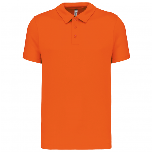 orange Polo deportivo manga corta hombre